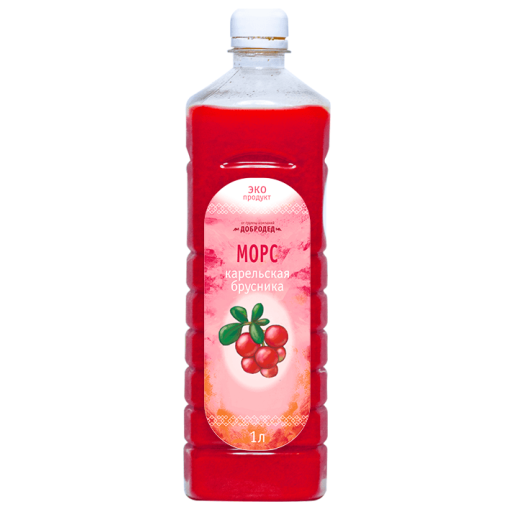 Морс Карельская брусника 1л Добродед