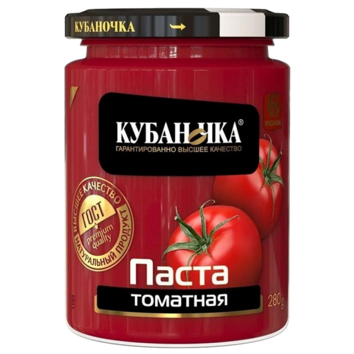 Томатная паста 30% ст/б 280г Кубаночка