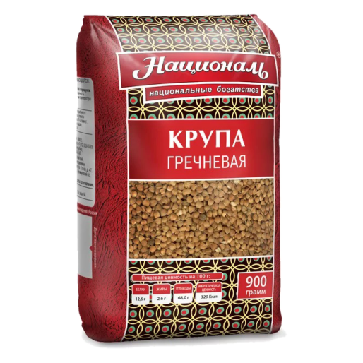 Крупа гречневая 900г, Националь