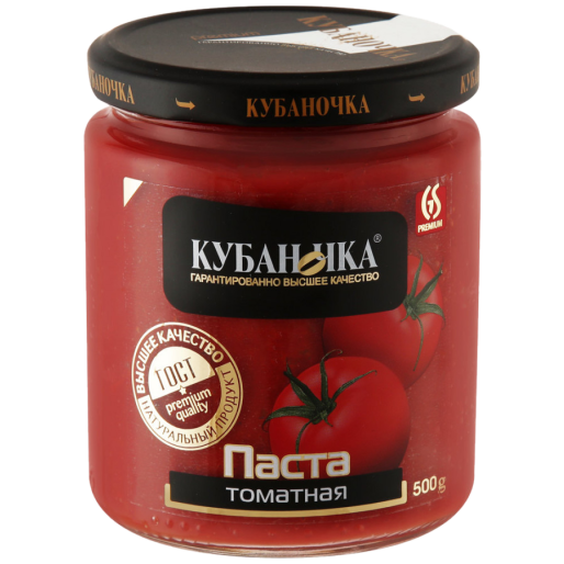 Паста томатная ст/б 500г, Кубаночка