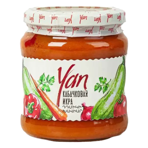 Кабачковая икра ст/б 470г  Yan