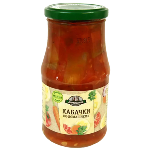 Кабачки По-домашнему ст/б 520г ТМ "Домашние заготовки"